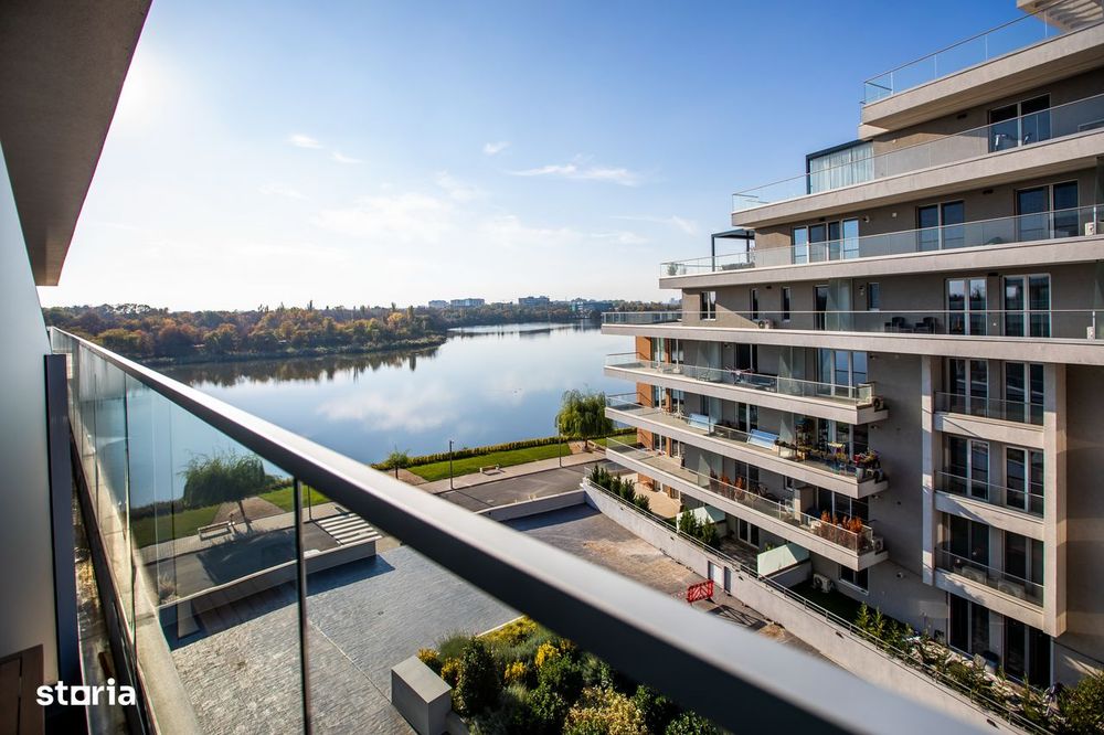 Apartament 3 camere vedere lac-Lebada Lake Residence+parcare subteran