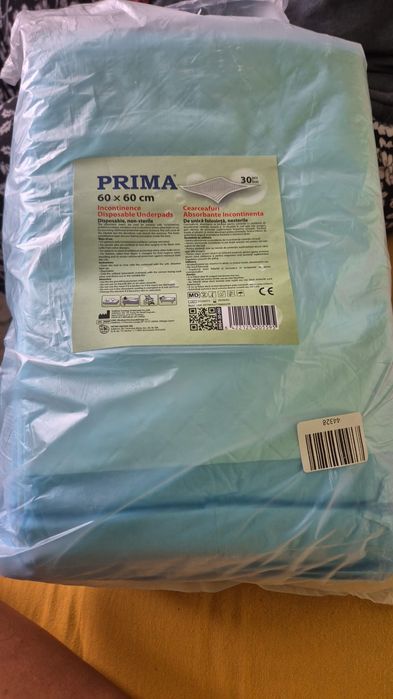 Cearceafuri Absorbante Incontinenta Prima, 60 x 60cm, 30 buc
Urmărește