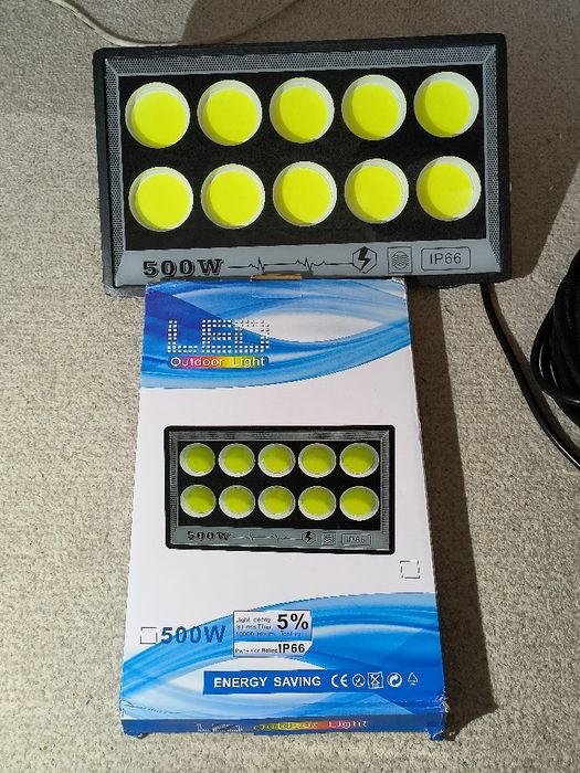 Led Floodlight 220V- 500W  Spotlight IP65 Waterproof Lamp Led Outdoor
