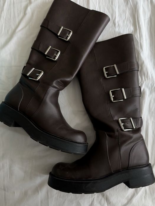 Дамски кожени ботуши, Bershka 39