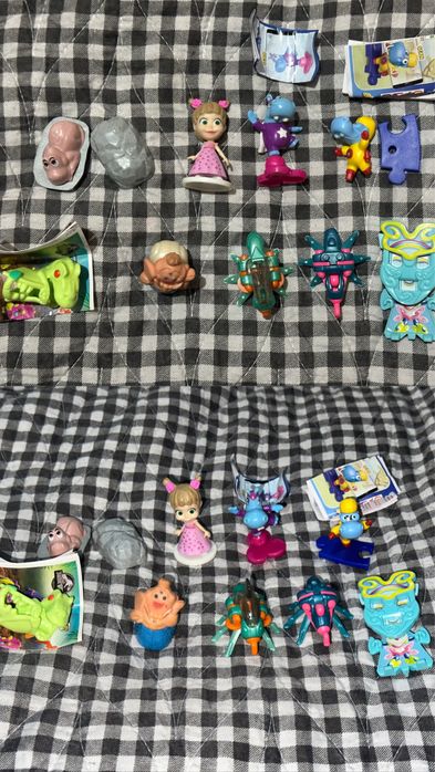 Киндер игрушки.