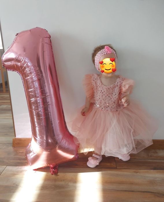 Лот официална рокля и обувки за момиче