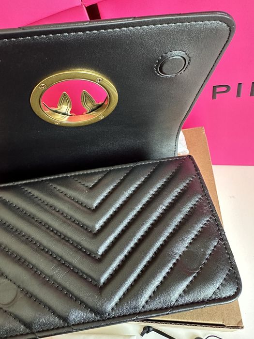 PINKO Mini Chevron Click Love – оригинална чанта | НОВА | Код: 108