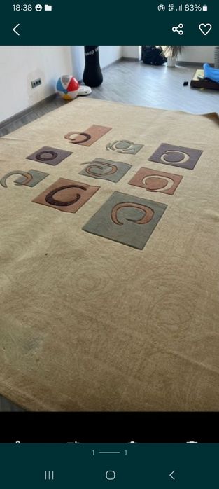 Ковёр турецкий толстый чистый