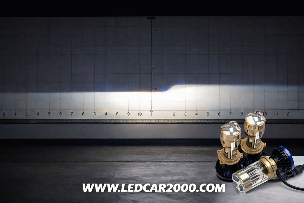 Лед Крушки Н4 Line Т8 super MAX Led Laser + Подарък Т10