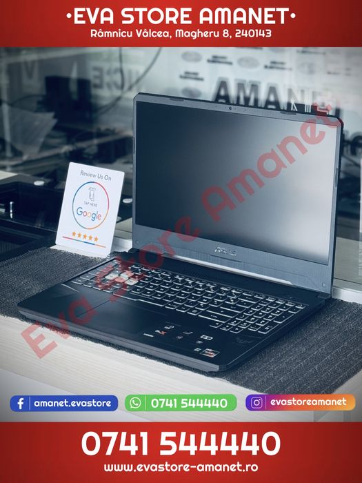 Laptop Gaming 15.6” ASUS TUF AMD Ryzen 7 1TB+512GB 32GB nVidia RTX 6GB