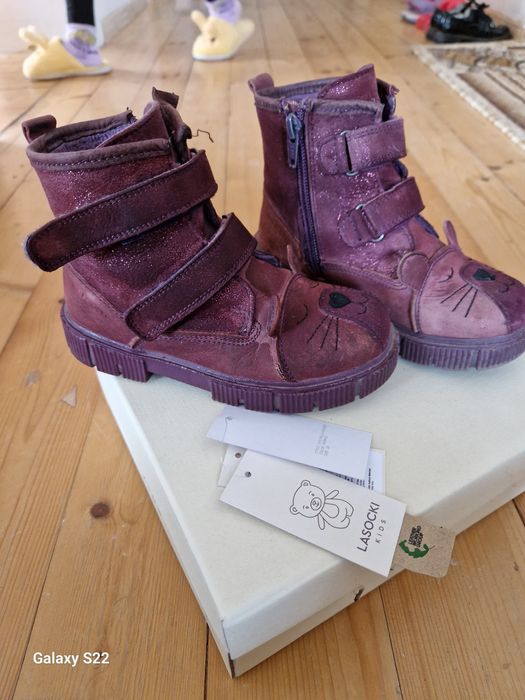Lasocki kids, боти- ботуши 28 номер естествена кожа