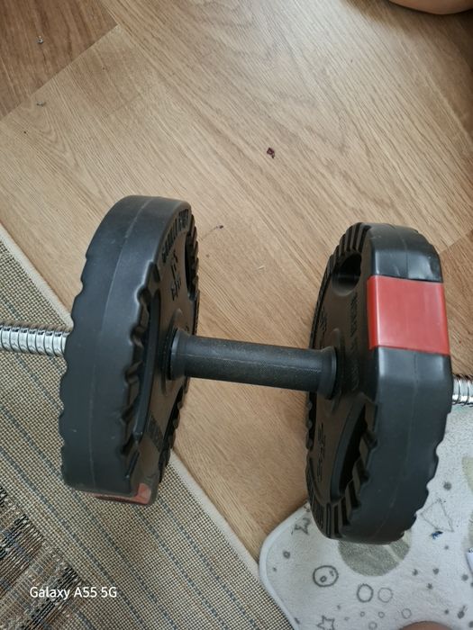 Banca fitness si gantere