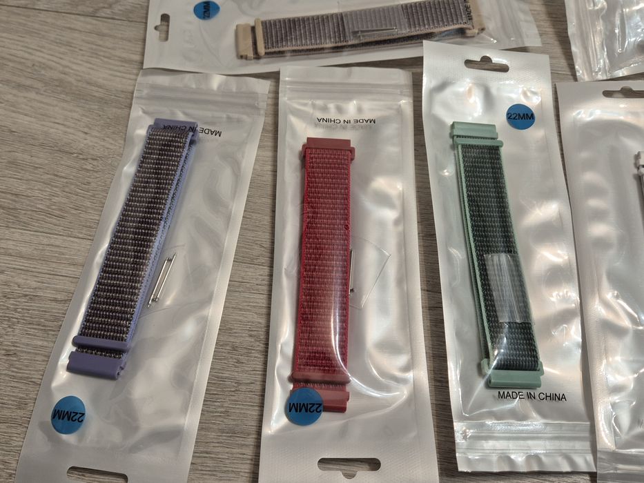 Set 10  curele textile ceas 22mm pentru smart xiaomi samsung huawei ga