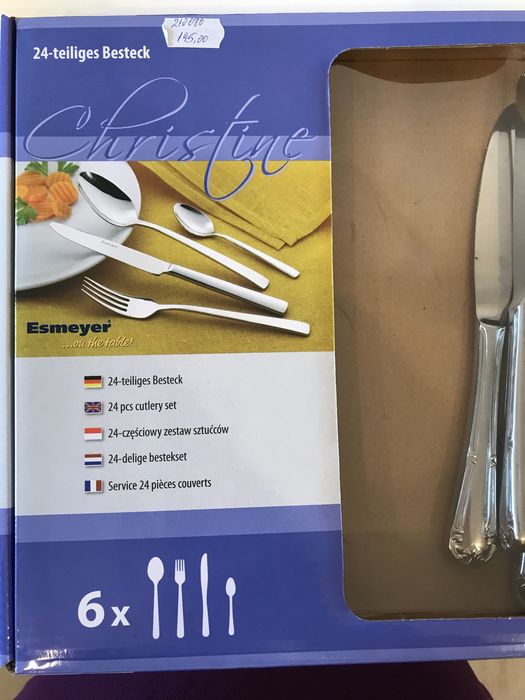 Set tacâmuri inox Esmeyer seria Christine  24 piese