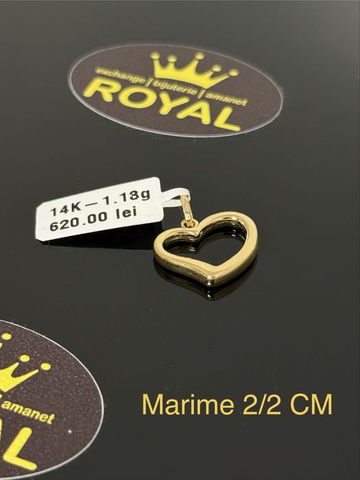 Bijuteria ROYAL : Pandantiv AUR 14K NOU / 1.13 GR