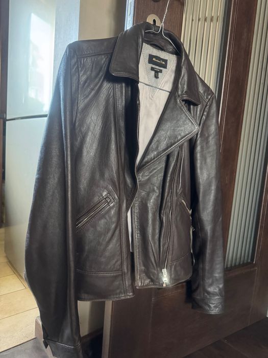 Massimo Dutti кожено дамско яке - размер М