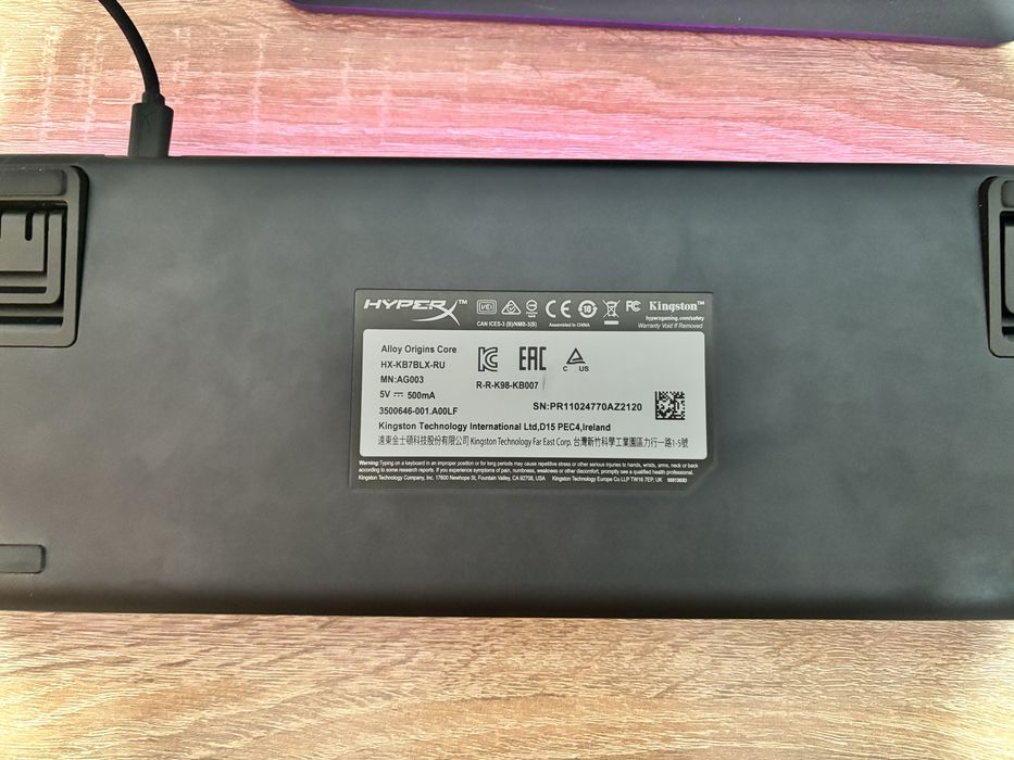 Клавиатура hyperX alloy origins core