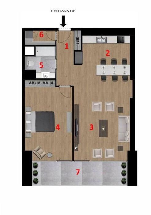 Квартира ЖК Real House 3/10/21 105 м2