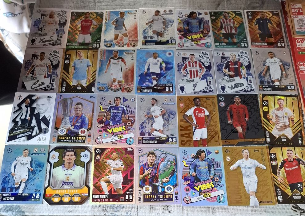 Колекционерски карти мач атакс