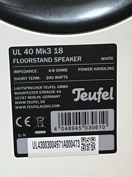 Boxe Teufel Ultima 40 MK3