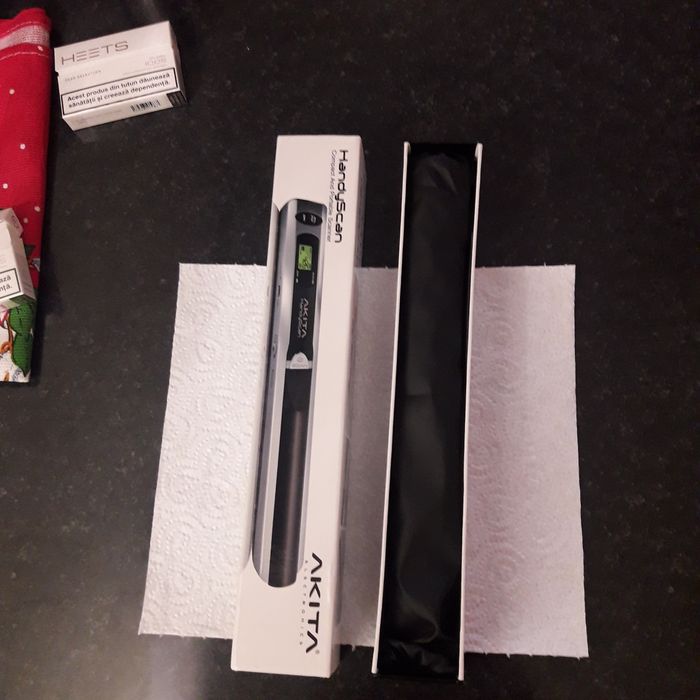 Scanner manual,profesional AKITA Japan,nou,in cutie.