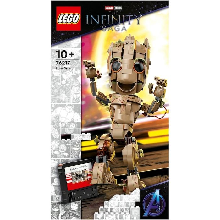 SIGILAT! LEGO Marvel Eu sunt Groot 76217