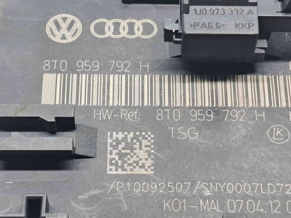 Modul confort Audi A4 (8K2, B8.5) Facelift [Fabr 2008-2015] 8T0959792
