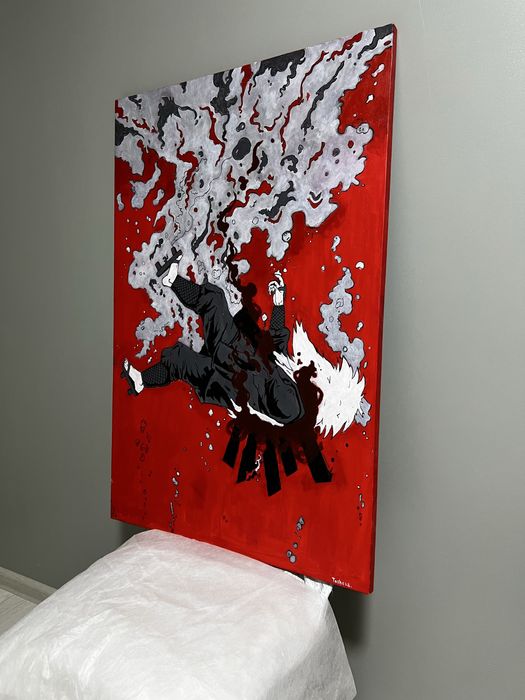 «Наруто» Джирайя картина маслом, авторская работа