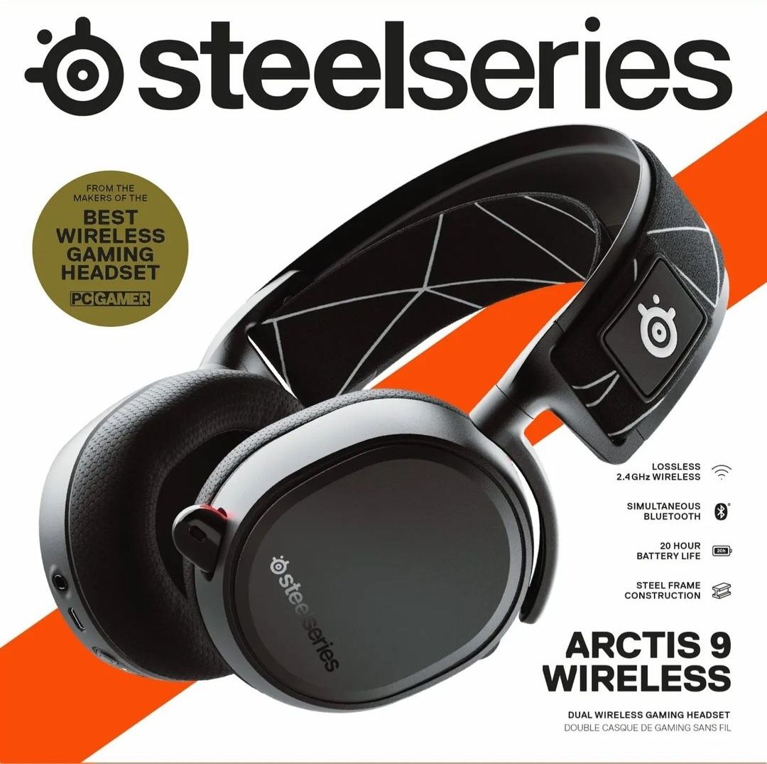 СКИДКА! Mobile/PC Steelseries ARCTIS 9 Wireless Наушники/Гарнитура: 199 ...