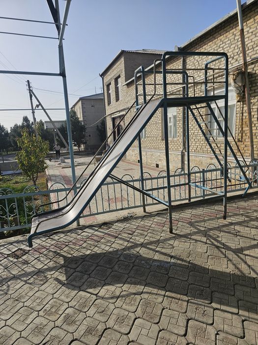 Качели карусель горка