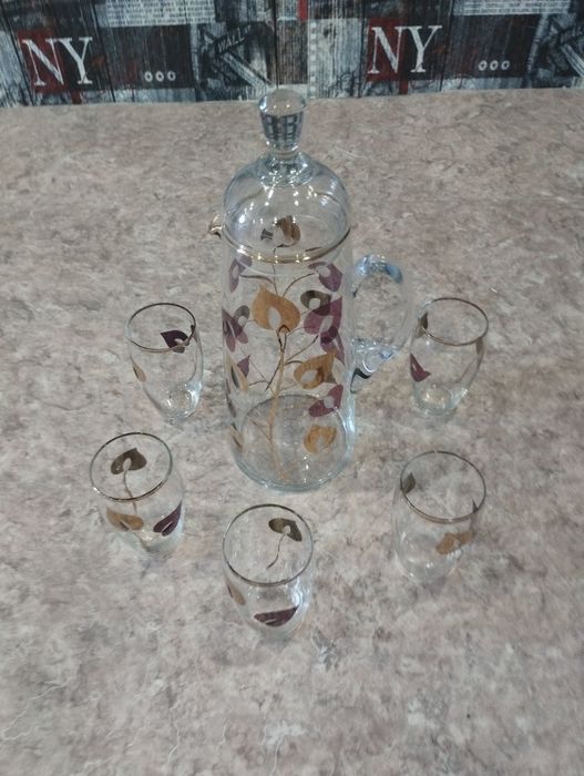 Кувшин со стаканами,чайный набор,кофейный