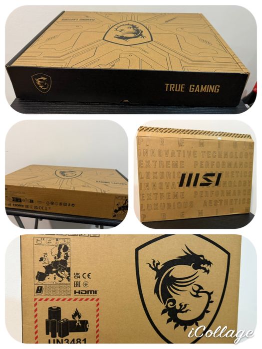 Laptop Gaming  MSI  FHD I5-12450H 16GB 512GB RTX4060 8 GB NOU Garantie