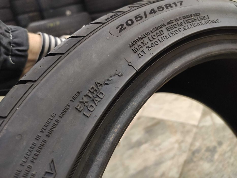 4бр Като нови летни гуми 205 45 17 - Nexen - DOT 2023