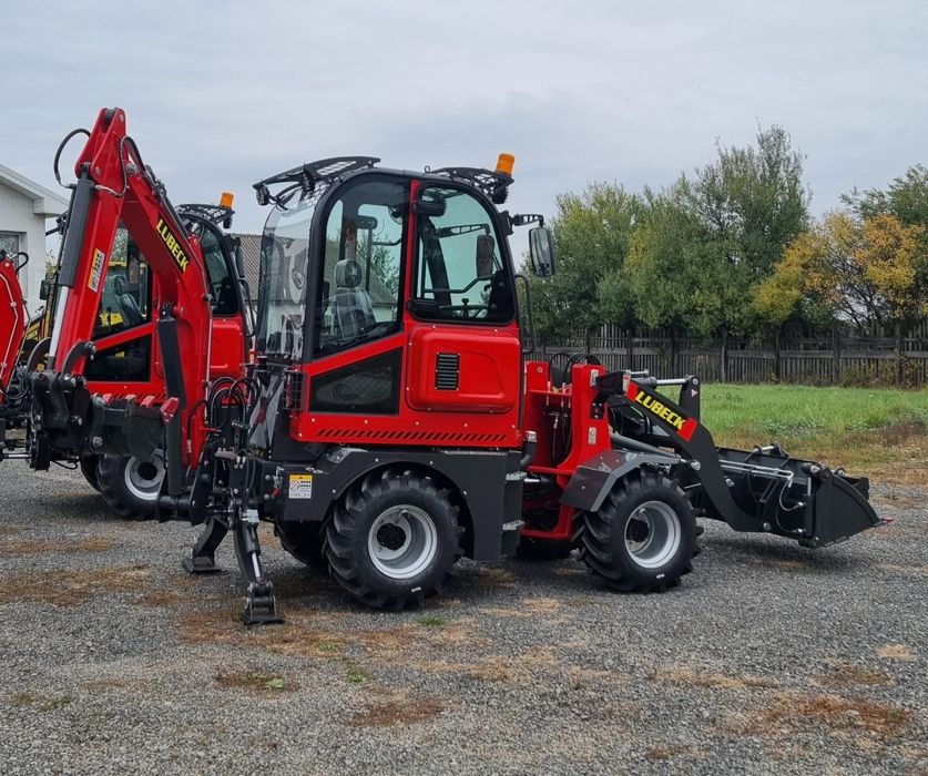 Buldoexcavator marca Lubeck model ALV 3.0 Garantie 2 ani NOU