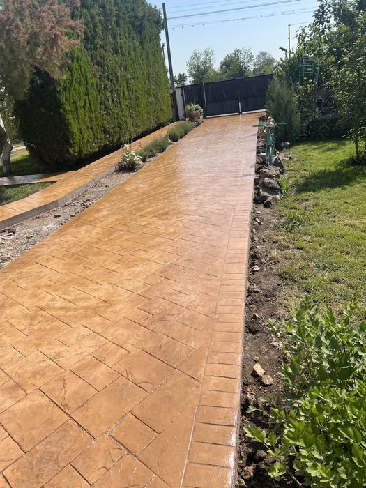 Beton amprentat modele si culori 2026