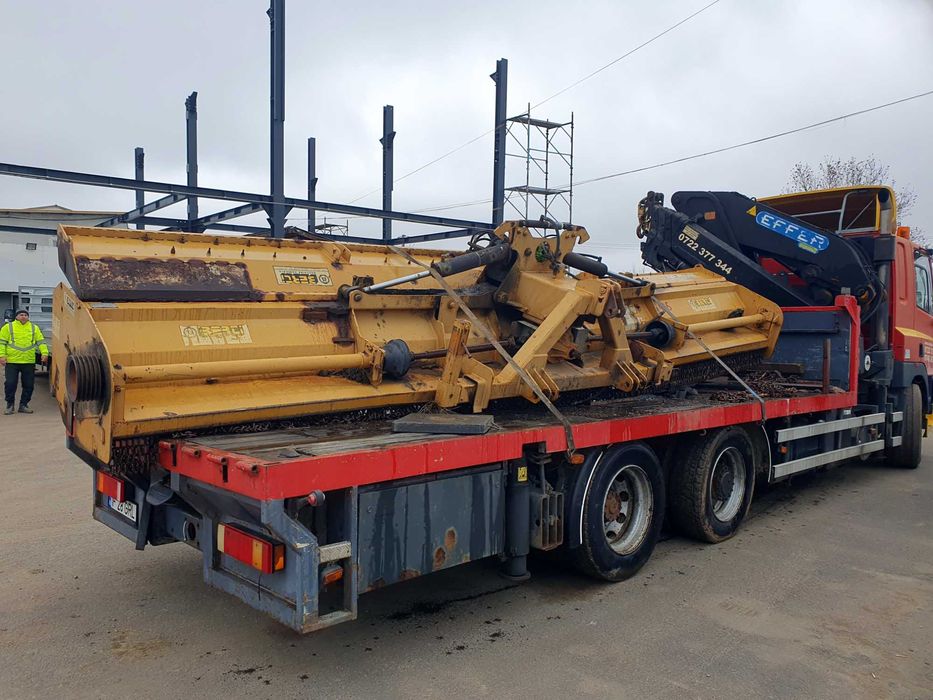 Freza BERTI 6M, TSB/P 600, tocator vegetatie vie arbusti iarba tractor