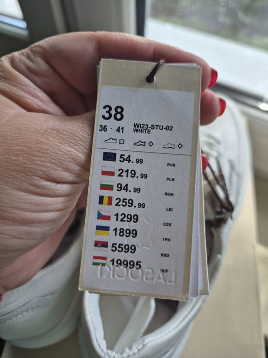 Pantofi sport piele naturala mar.38