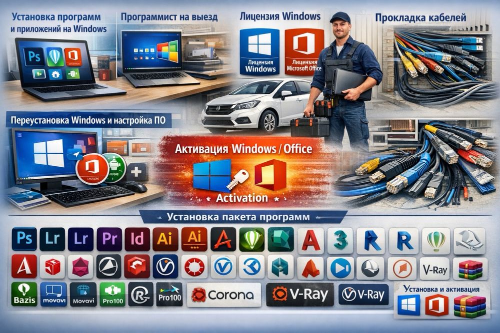 Айтишник на выезд. IT услуги