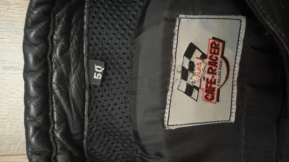 Кожено мото яке Louis Cafe Racer ретро стил