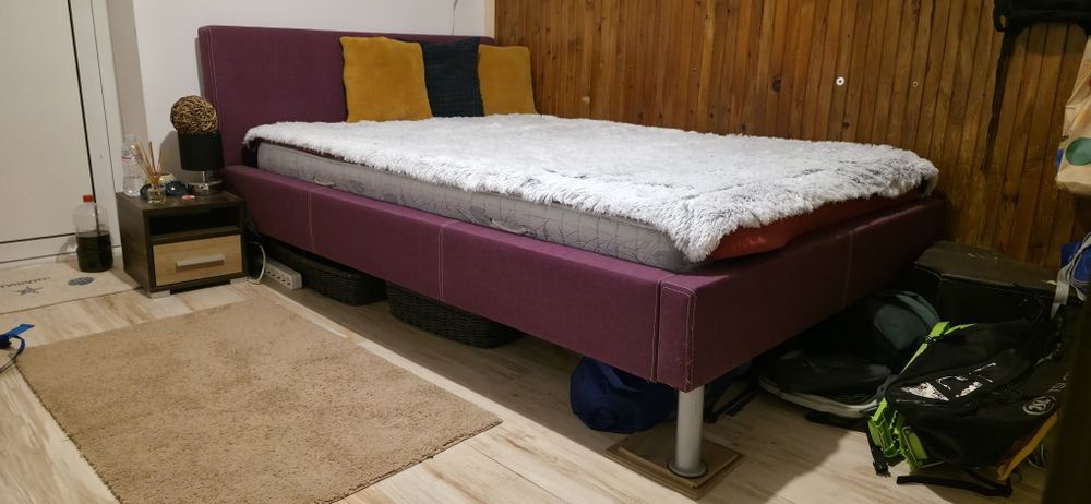 Легло с подматрачна рамка и  матрак  190/120см