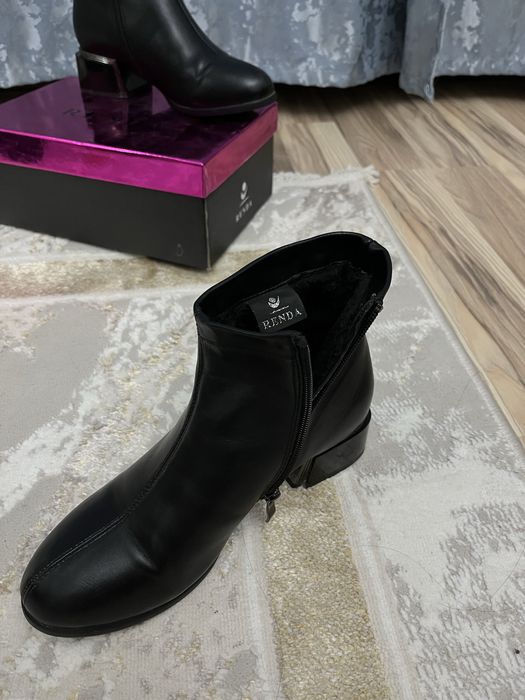 Сапоги зимние с каблуком