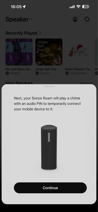 Boxa portabila bluetooth wifi sonos roam