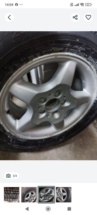 4бр. Гуми с Джанти за Мерцедес МЛ 265 / 65 / 16 М + С