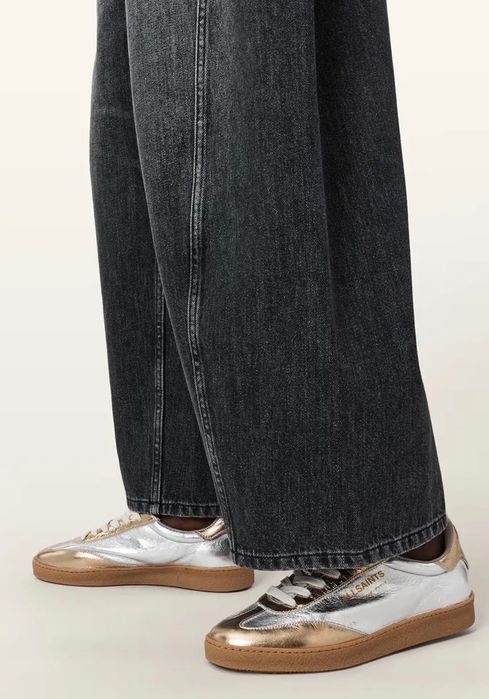 Нови кожени маратонки AllSaints Thelma Metallic Sneaker 38