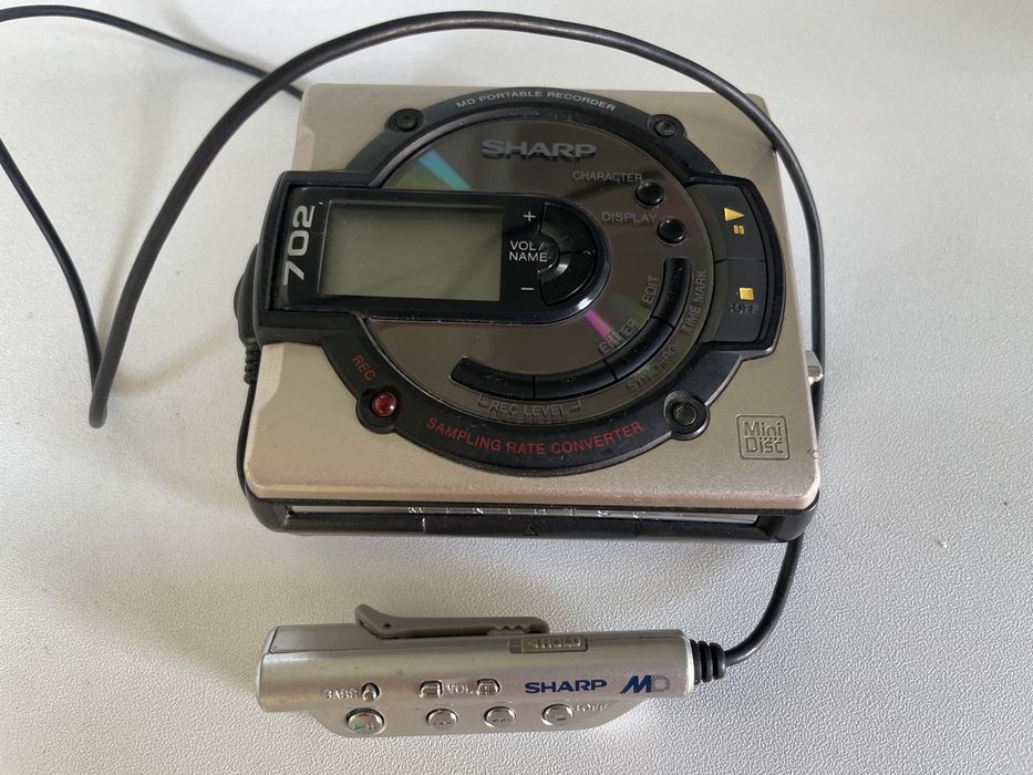 MD Disc Sharp portable recorder
