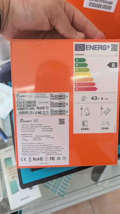 Fossibot S7, 4/128 GB, Sigilat, 2 ani garanție