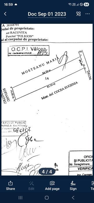 Vand Teren in Budesti zona Faurecia/Poligon