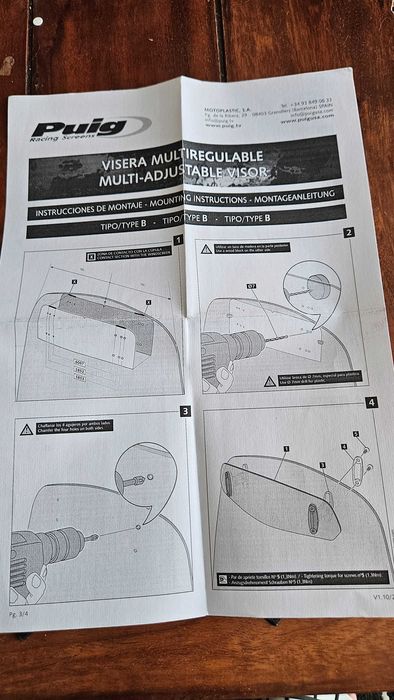 Extensie Parbriz (deflector) Puig dark smoke