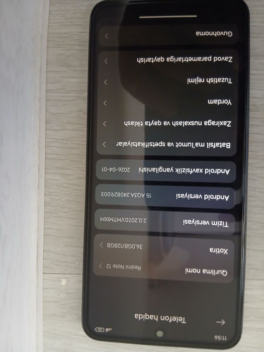 Redmi note 12 ideal holatda