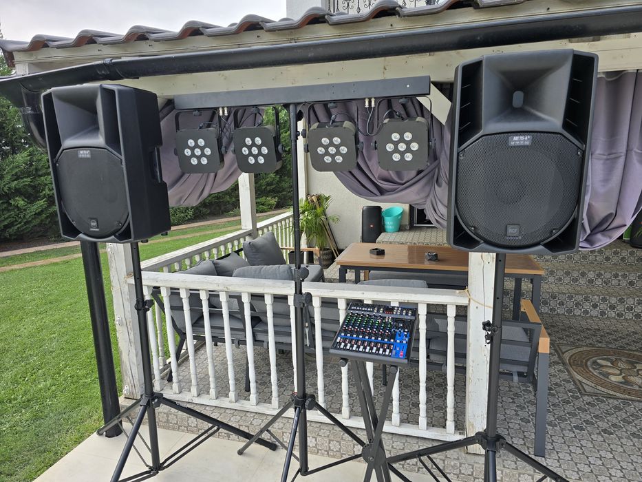 Închiriez sistem sonorizare, lumini evenimente, prestez servici de Dj