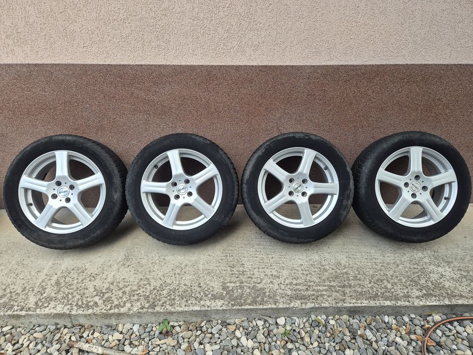 Jante Enzo Dacia Logan,  Sandero R16 4x100 cu anvelope iarna 205/55R16