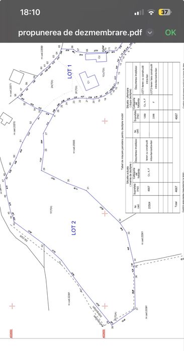 Teren intravilan 3398 mp Provita de Sus -Prahova