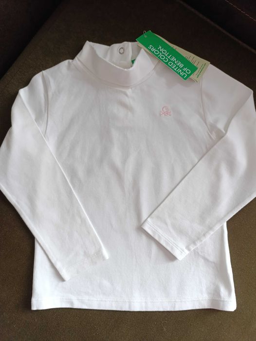 Момичешко поло Benetton, 2-3 години