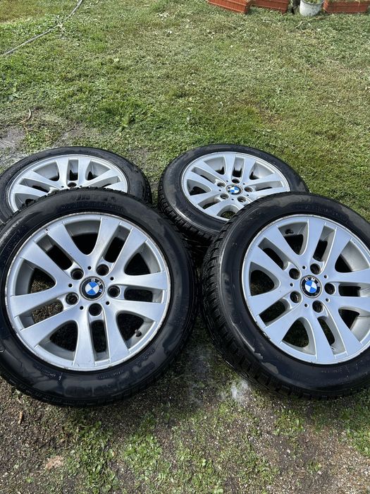 Vând set jante originale BMW R16 cu anvelope de iarnă